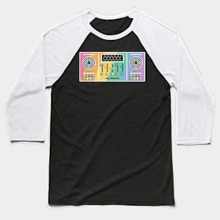 Rainbow DJ digital turntables Baseball T-Shirt